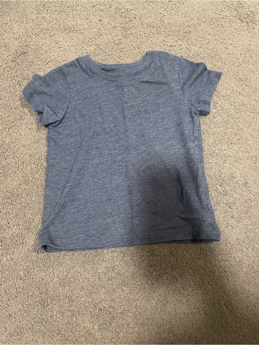 Kids Plain Blue Short-Sleeve Tee